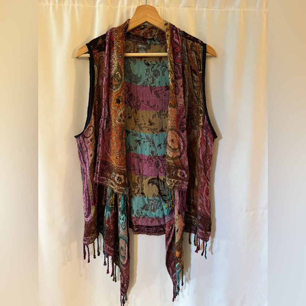ANU Colorful Bohemian Vest  XL